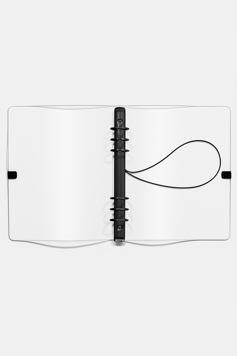 Clear Vinyl 6-Ring Planner Cover | A5