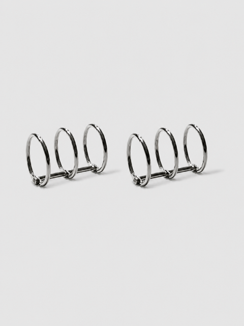Aluminium Planner Rings | 25mm | Silver