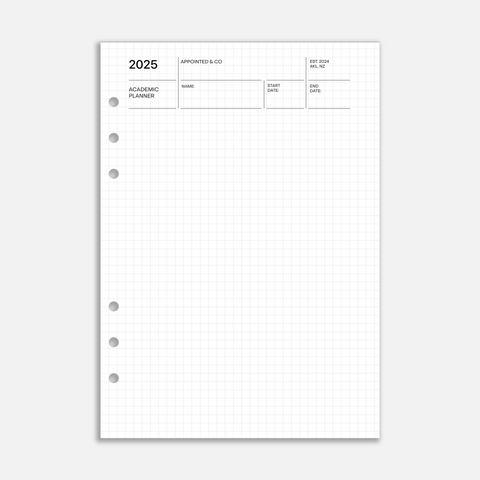 2025 Complete Academic Planner