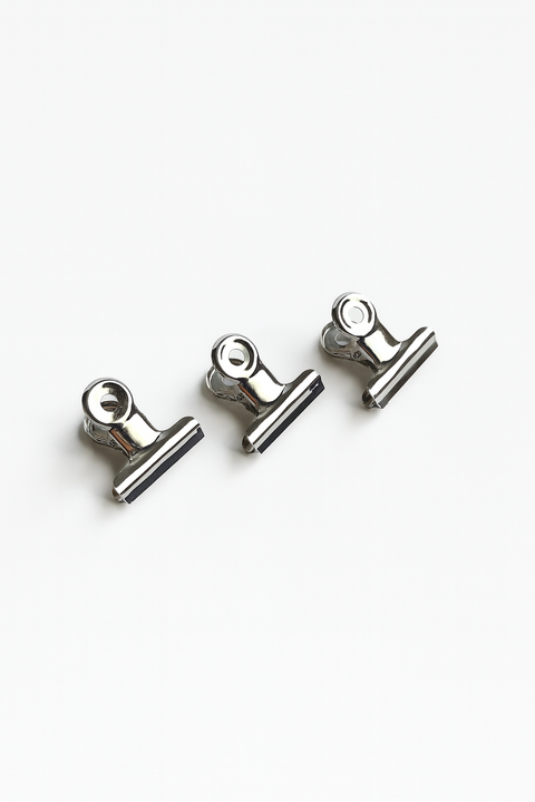 Silver Hold Clip Set