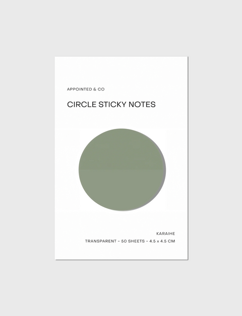 Circle Transparent Sticky Notes