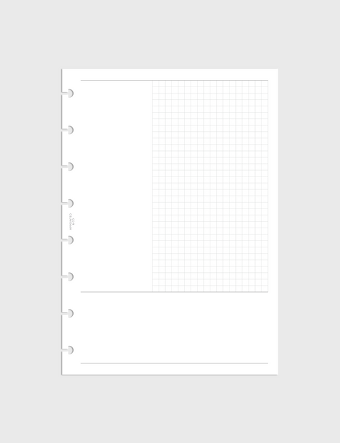 Cornell Grid Note Planner Inserts