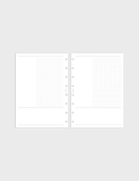 Cornell Grid Note Planner Inserts