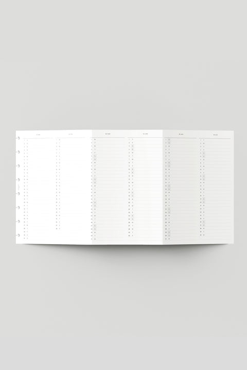 2027 Dated Fold Out Planner Insert