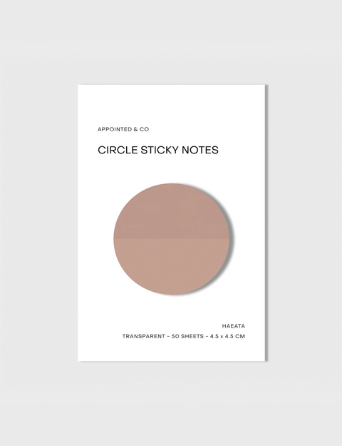 Circle Transparent Sticky Notes