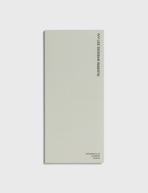 Ivy Lee Sidebar Inserts