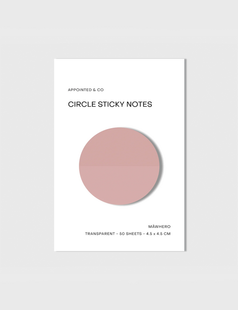 Circle Transparent Sticky Notes