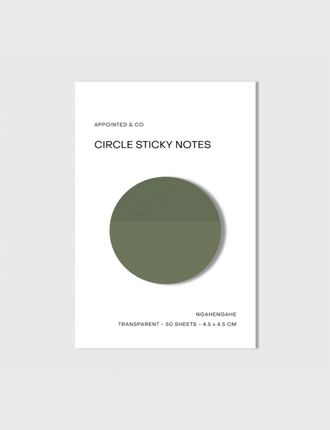 Circle Transparent Sticky Notes