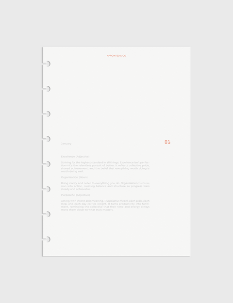 2026 Front and Monthly Vellum Dashboard Overlays | Terracotta