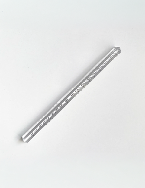 Clear Triangular Ruler