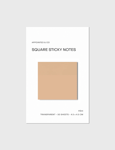 Square Transparent Sticky Notes