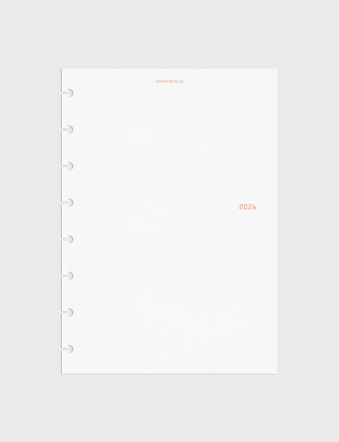 2026 Front and Monthly Vellum Dashboard Overlays | Terracotta