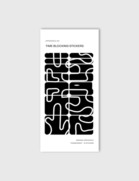 Time Blocking Sticker Set | Pattern