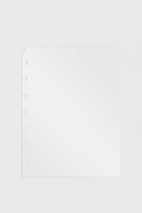 Today Top Tab Divider | Clear