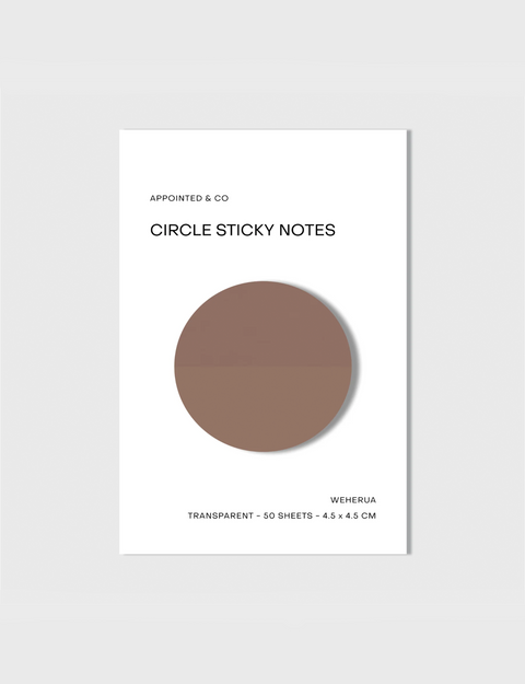 Circle Transparent Sticky Notes
