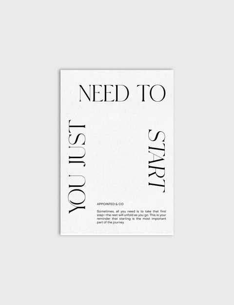 You Just Need To Start Journaling Card