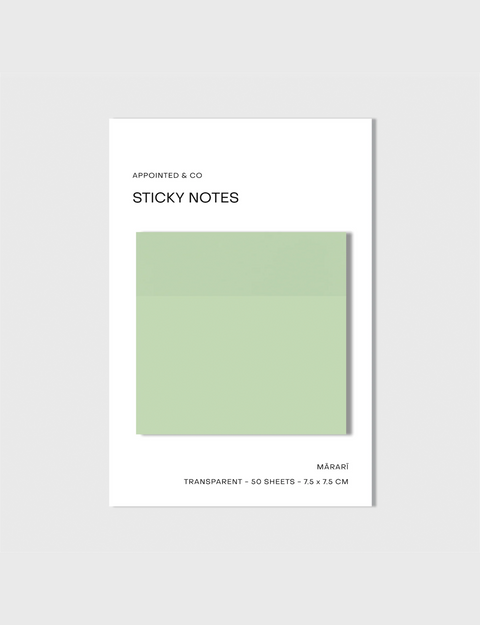 Transparent Sticky Notes